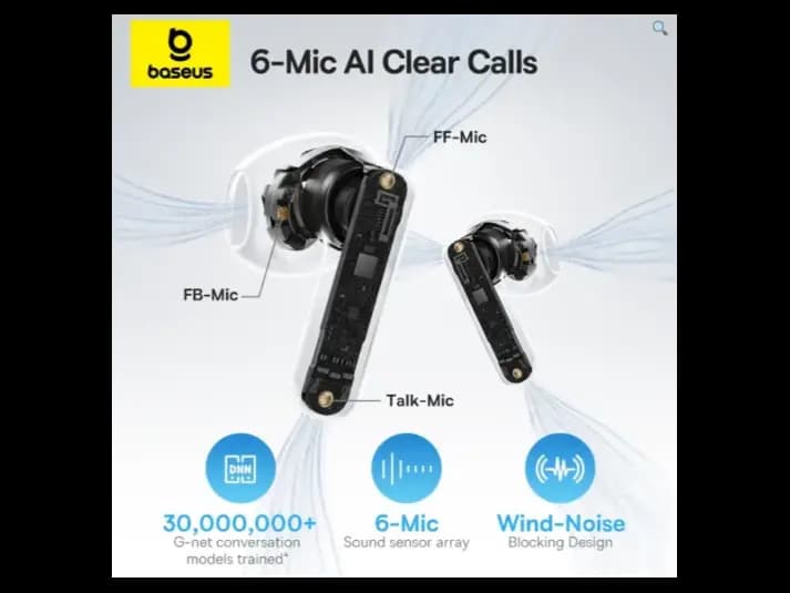 Baseus Bass BS1 NC Semi-in-Ear True Wireless Earbuds Moon White – A0010103 (7)