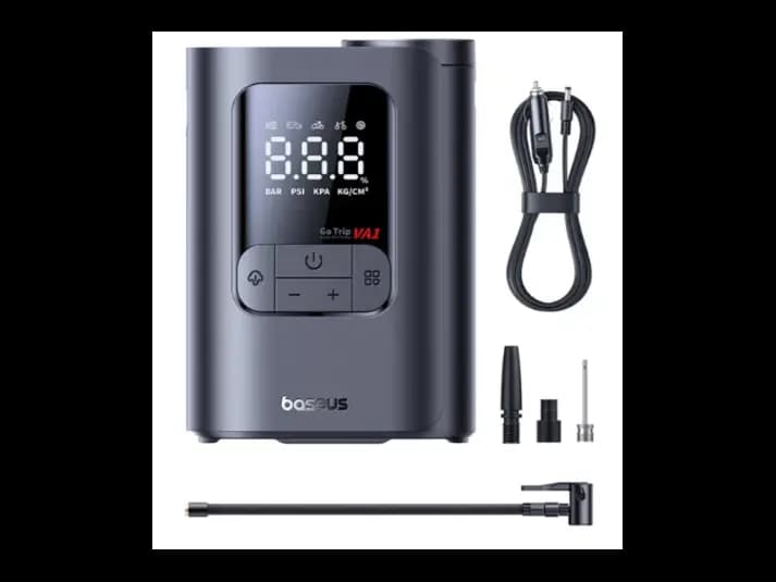 Baseus GoTrip VA1 Super Mini Wired Inflator 22-Cylinder – Cosmic Black – C0119701 (2)