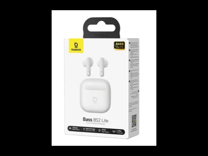 Baseus Bass BS2 Lite True Wireless Earbuds Moon White – A0010A03 (5)