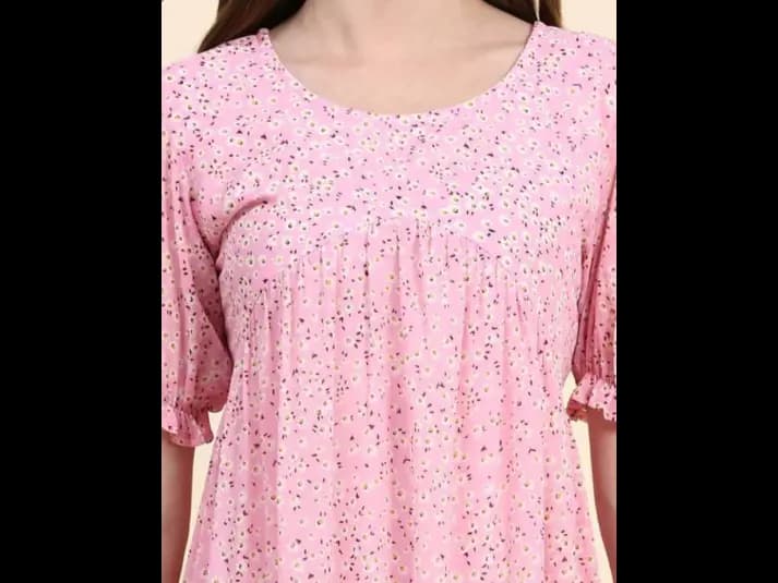 Women Floral Print Tiered Dress (5)