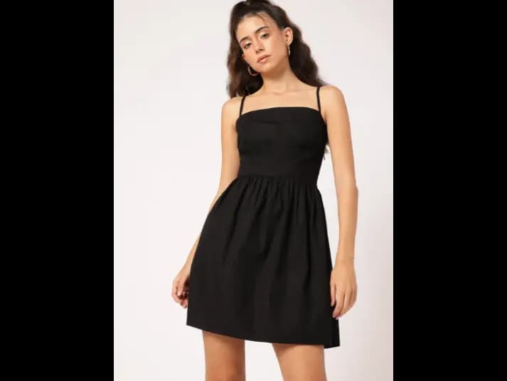 Strappy Escape Smocked Back Dress
