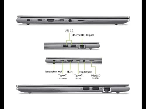 Acer Aspire Go 14 (AG14-I71M), 14th Gen Intel Core Ultra 5, 16GB RAM, 512GB SSD, Steel Gray (5)