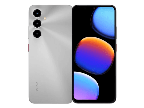 Nubia V80 Plus (8GB / 128GB) (Stellar Silver) with one year warranty