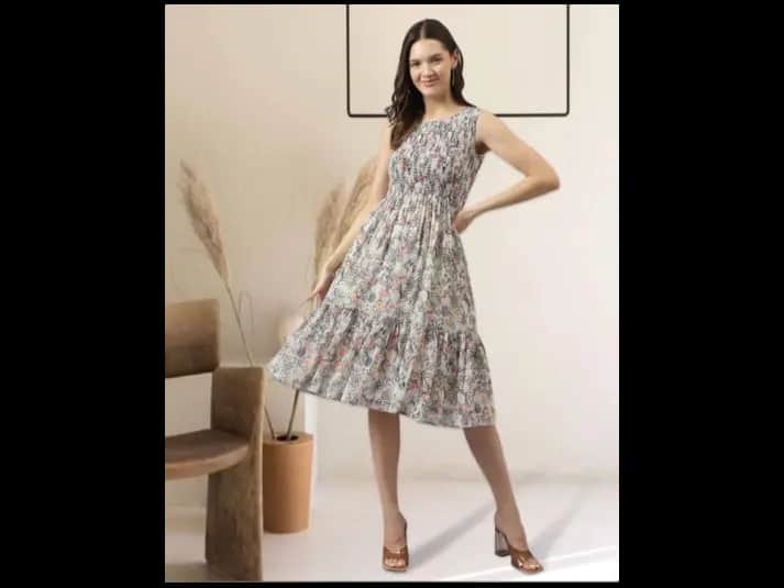 Floral Tiered Dress