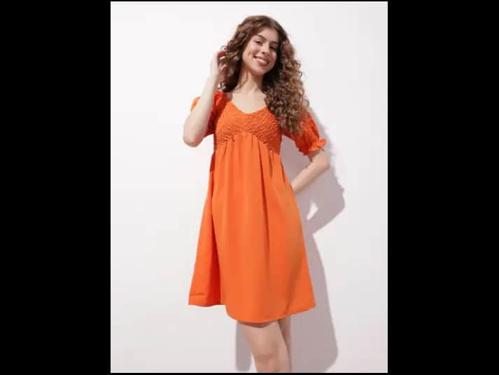 Weekend Chic Smocked Empire Dress