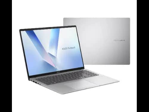 ASUS Vivobook 16, X1607QA-MB074WS, Snapdragon X X1 26 100, 16GB RAM, 512GB SSD, Cool Silver